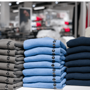 Size stickers for clothes