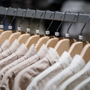 Size marker solutions for retail clothing stores by Mark Bric Sizers, enhancing garment organization.